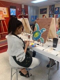 Staff Paint Night 2022 photo 10