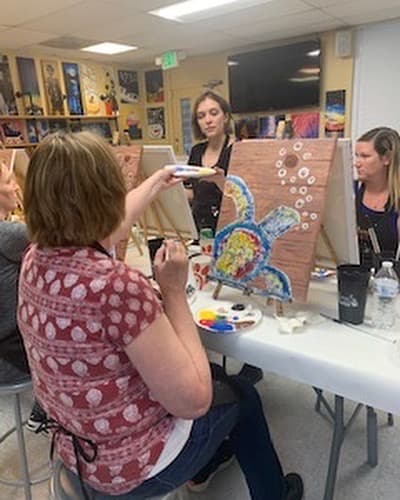 Staff Paint Night 2022 photo 3